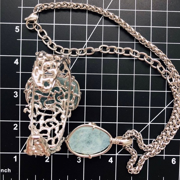 🔥Vintage Demi semi precious crystal bracelet necklace set - Picture 10 of 17